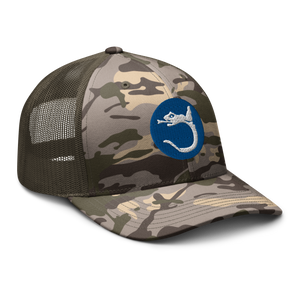 Camouflage trucker hat - Army - 130th Infantry Division - SSI wo Txt X 300