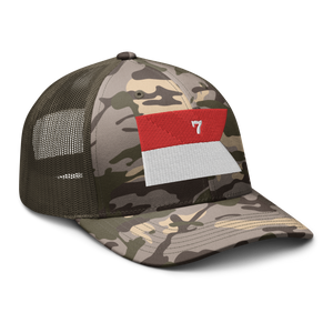 Camouflage trucker hat - Army - 7th Cavalry Guidon X 300