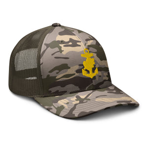 Camouflage trucker hat - Navy - Navy Nurse Corps Pin wo Txt