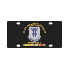 Load image into Gallery viewer, Army - 503rd Parachute Infantry Regiment - WWII X 300 Classic License Plate
