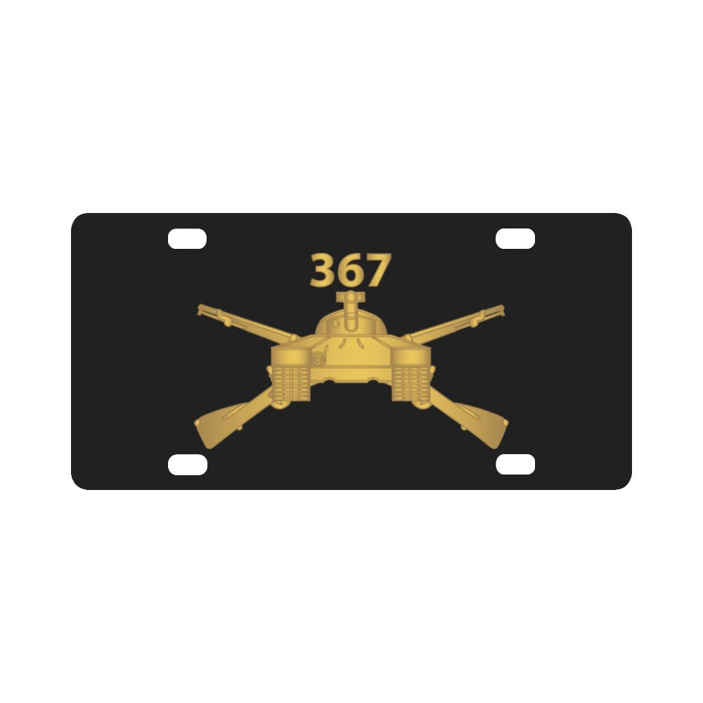 Army - 367th Armored Infantry Battalion Branch wo Txt X 300 Classic License Plate