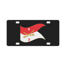 Load image into Gallery viewer, 3rd Squadron, 1st Cavalry Regiment - Guidon - Waving X 300 Classic License Plate
