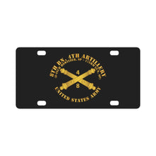 Load image into Gallery viewer, Army - 8th Bn 4th Field Artillery Regt - 8 Inch - 175mm w Arty Br Classic License Plate
