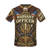 Load image into Gallery viewer, Warrant officer - Emblem Men's All Over Print Crew Neck T-Shirt
