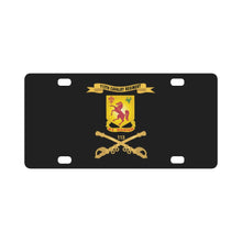 Load image into Gallery viewer, Army - 113th Cavalry Regiment - DUI w Br - Ribbon X 300 Classic License Plate
