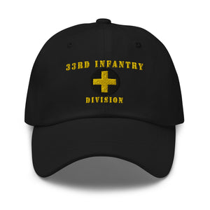 Dad hat - Army - 33rd Infantry Division X 300 - Hat