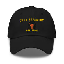 Load image into Gallery viewer, Dad hat - Army - 34th Infantry Division X 300 - Hat
