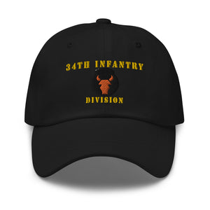 Dad hat - Army - 34th Infantry Division X 300 - Hat