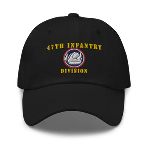 Dad hat - Army - 47th Infantry Division X 300 - Hat