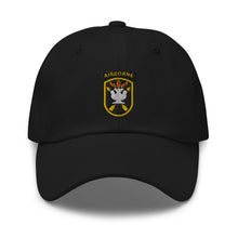 Load image into Gallery viewer, Dad hat - SOF - JFK Special Warfare Center - School SSI wo Txt w white
