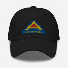 Load image into Gallery viewer, Dad hat - 7th United States Army  w 7 Steps to Hell
