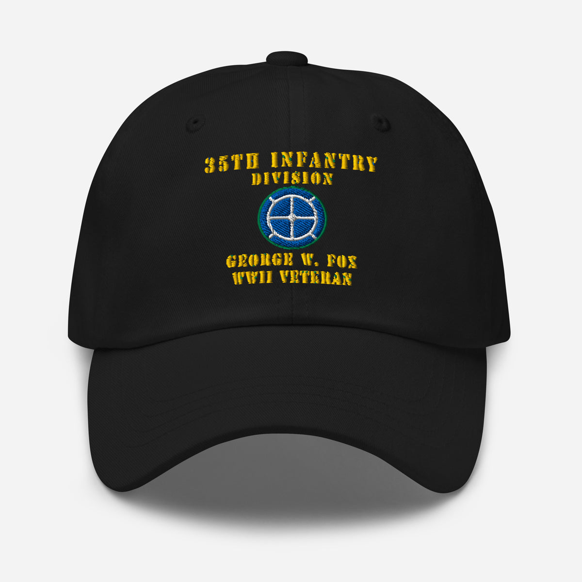 35th Infantry Division Dad Hat - George W. Fox WWII Veteran Cap – MIP ...