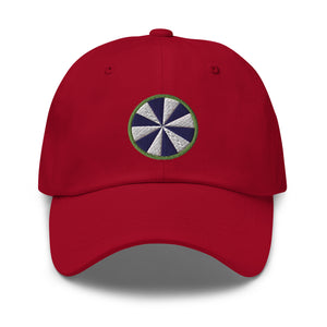 Dad hat - Army - 11th Infantry Division - Phantom - WWII wo Txt