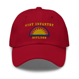 Dad hat - Army - 41st Infantry Division X 300 - Hat