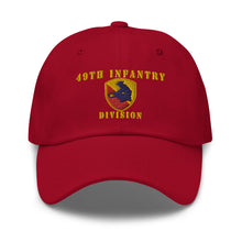 Load image into Gallery viewer, Dad hat - Army - 49th Infantry Division X 300 - Hat
