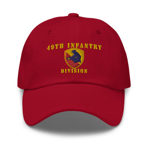 Dad hat - Army - 49th Infantry Division X 300 - Hat