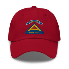 Load image into Gallery viewer, Dad hat - Army - 7th United States Army  w 7 Steps Hell w Scroll
