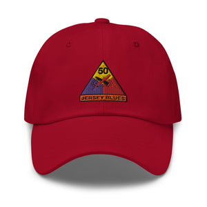 Dad hat - Army - 50th Armored Division - Jersey Blues wo Txt