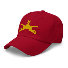 Load image into Gallery viewer, Dad hat - Army - 34th Armor Regiment - Armor Branch wo Txt
