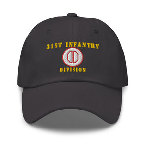 Dad hat - Army - 31st Infantry Division X 300 - Hat