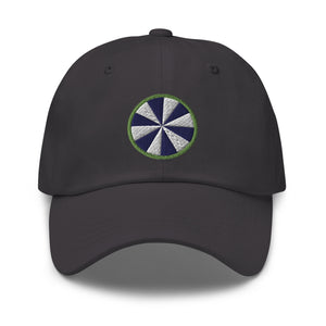 Dad hat - Army - 11th Infantry Division - Phantom - WWII wo Txt