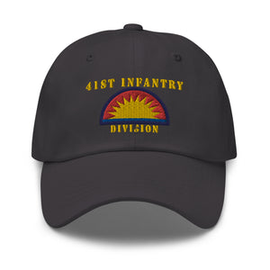 Dad hat - Army - 41st Infantry Division X 300 - Hat