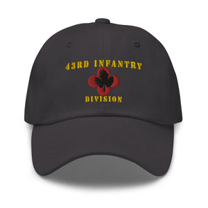 Dad hat - Army - 43rd Infantry Division X 300 - Hat