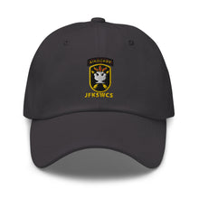 Load image into Gallery viewer, Dad hat - SOF - JFK Special Warfare Center - School SSI w JFKSWCS
