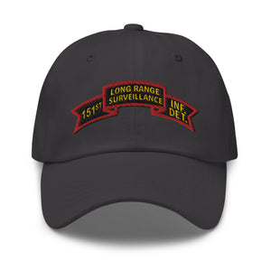 Dad hat - SOF - 151st Inf - LRSU Scroll - Surveillance X 300