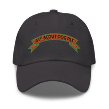 Load image into Gallery viewer, Dad hat - Army - 41st  Scout Dog Platoon wo Txt
