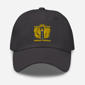 Dad hat - Warrant Officer - CW6 - Combat Veteran X 300