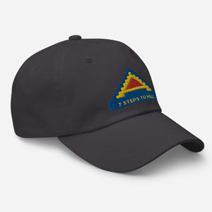 Dad hat - 7th United States Army  w 7 Steps to Hell