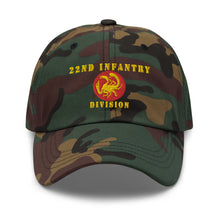 Load image into Gallery viewer, Dad hat - Army - 22nd Infantry Division X 300 - Hat
