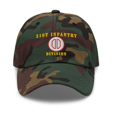 Load image into Gallery viewer, Dad hat - Army - 31st Infantry Division X 300 - Hat
