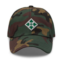 Load image into Gallery viewer, Dad hat - Army - 4th Infantry Division wo Txt
