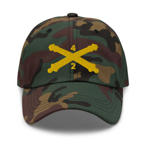 Dad hat - Army - 2nd Bn 4th Field Artillery Regt wo Txt