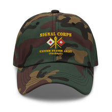 Load image into Gallery viewer, Dad hat - Army - Signal Corps - Branch - US Army Veteran X 300DPI
