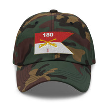 Load image into Gallery viewer, Dad hat - Army - 1st Squadron, 180th Cavalry Regiment - Guidon
