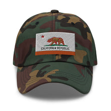 Load image into Gallery viewer, Dad hat - Flag - California
