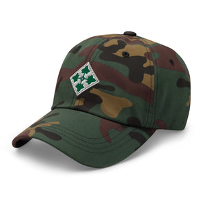 Dad hat - Army - 4th Infantry Division wo Txt