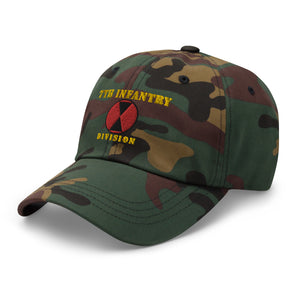 Dad hat - Army - 7th Infantry Division - Hat