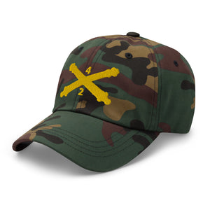 Dad hat - Army - 2nd Bn 4th Field Artillery Regt wo Txt