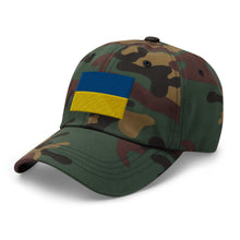 Load image into Gallery viewer, Dad hat - Flag of Ukraine X 300
