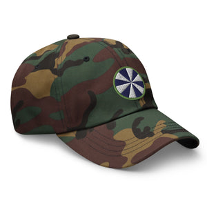 Dad hat - Army - 11th Infantry Division - Phantom - WWII wo Txt