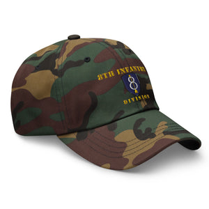 Dad hat - Army - 8th Infantry Division - Hat