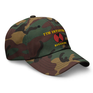 Dad hat - Army - 7th Infantry Division - Hat