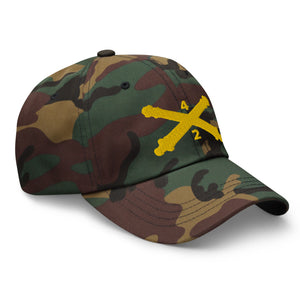 Dad hat - Army - 2nd Bn 4th Field Artillery Regt wo Txt