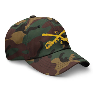 Dad hat - Army - 3rd Squadron 17th Cavalry Regiment Branch wo Txt