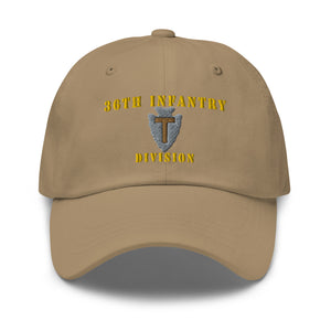 Dad hat - Army - 36th Infantry Division X 300 - Hat