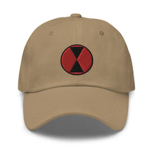 Load image into Gallery viewer, Dad hat - Army - 7th Infantry Division wo Txt
